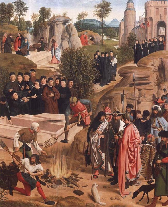 Geertgen Tot Sint Jans The fate of the earthly remains of St Fohn the Baptist Sweden oil painting art
